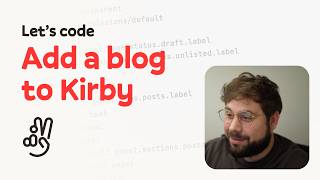 Add a blog to a Kirby website