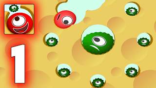 Hungry Balls - LEVEL 1 - 25 - Gameplay Walkthrough - Part 1 (Android,iOS)