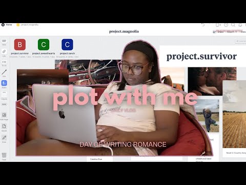 cozy writing vlog | plotting my debut small town romance novel 🎀☕️🧸💻