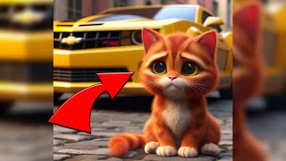 💔Poor Cat Wants A Cool Car😿sad cat story😿#cat #cute #cutecat