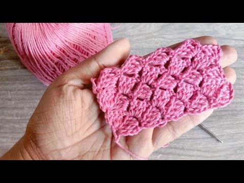 Amostra ponto tombadinho em crochê - CROCHET - YouTube