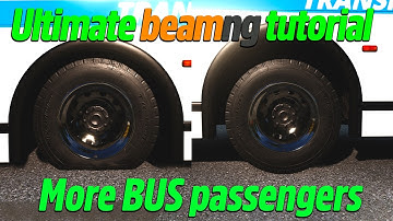 🚌 How to Increase📈Bus Passenger Count in BeamNG 👥