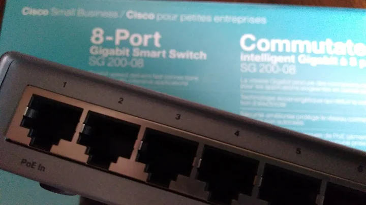 ✅ CISCO SG200-08  Unboxing  - Good Low Cost Managed Switch