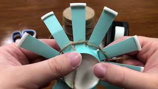 Paper Cup Weaving