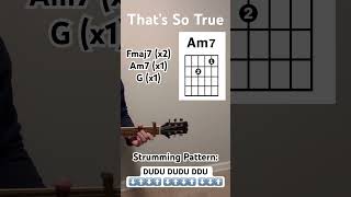 How to Play “That’s So True” 🎸 #guitar #shorts #guitartutorial