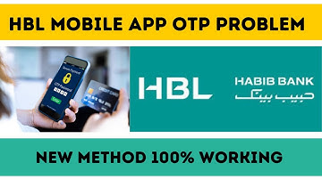 HOW TO SOLVE HBL OTP PROBLEM ON CONVERT SIM