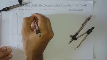 Simple position-Pentagonal prism-2 KTU-Engineering Graphics-Module-2; Projection of solids