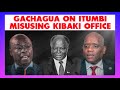 GACHAGUA ON DENNIS ITUMBI MISUSING KIBAKI’S OFFICE || PDM DIGITAL TV