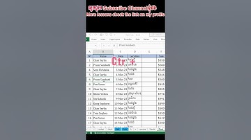 វិធីងាយៗក្នុងការ Insert Row ក្នុង Excel • How to insert row in excel • @bunthoeurnofficial