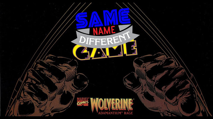 Same Name, Different Game: Wolverine: Adamantium Rage (Super Nintendo vs. Genesis)