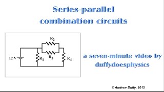 Series-parallel combination circuits