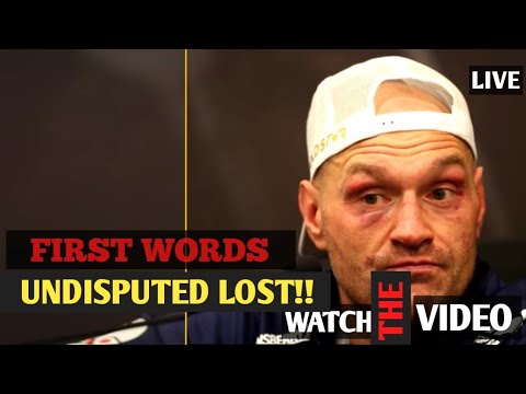 Tyson Fury First Words After Loss To Ukrainian Oleksandr Usyk x Rematch.... Youtube