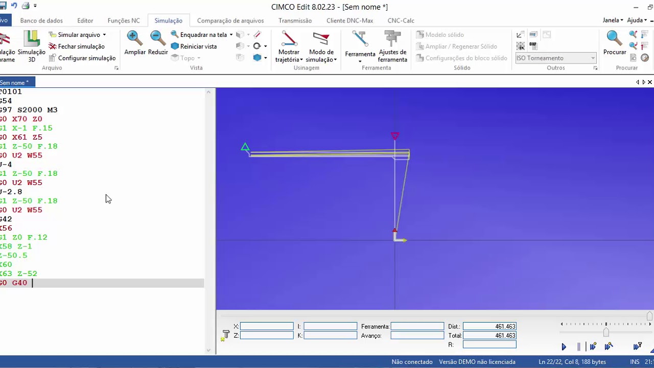 CRIANDO UM PROGRAMA NO CIMCO EDIT V8 #cnc#cimcoeditv8 - YouTube