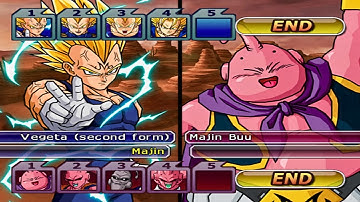 Team Vegeta VS Team Majin Buu (COM VS COM) - Dragon Ball Z Budokai Tenkaichi 3 Gamplay 4K 60PFS