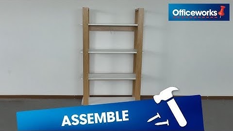 Copenhagen Bookshelf Assembly Instructions