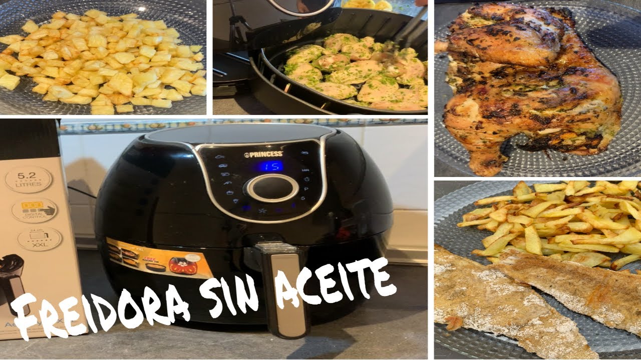 FREIDORA SIN ACEITE PRINCESS AEROFRYER 182055 XXL! INCREIBLE!!! TIENES QUE PROBARLA#airfryer