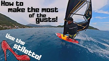 How to stay efficient in gusty conditions!                                       Vassiliki Vasiliki