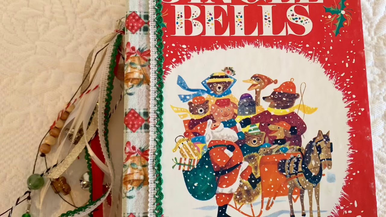 (SOLD) Christmas Junk Journal Flip/Golden Book/Jingle Bells YouTube