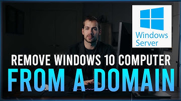 How to Remove Windows 10 Computer from Domain (Windows Server 2022)
