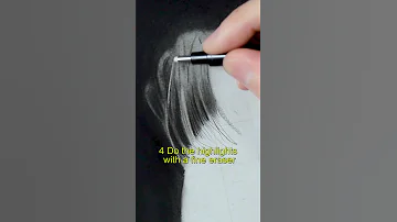 5 Tips On Drawing Realistic Hair Drawing Pencildrawing Charcoal Hairdrawing Drawingtutorial 
