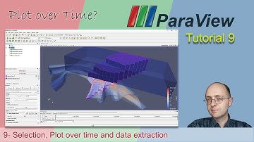 [ Paraview Tutorial 9 ]   Selection, plot over time and data extraction
