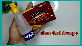 Cara membuat slime dari shampo dan lem povinal||atha tv