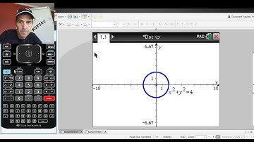 get NSPIRE...d:  Graphing Circles