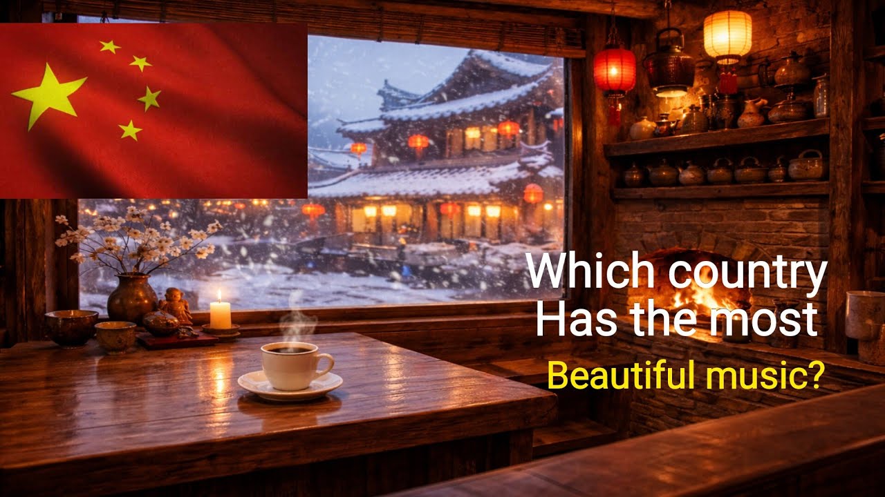 Late Night Chinese Café ☕🔥 Soft Jazz for Relaxing & Studying