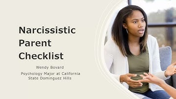 Narcissistic Parent Checklist