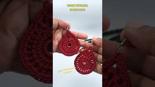 How to Make Teardrop Shaped Earrings | Easy and Beautiful Crochet Tutorial