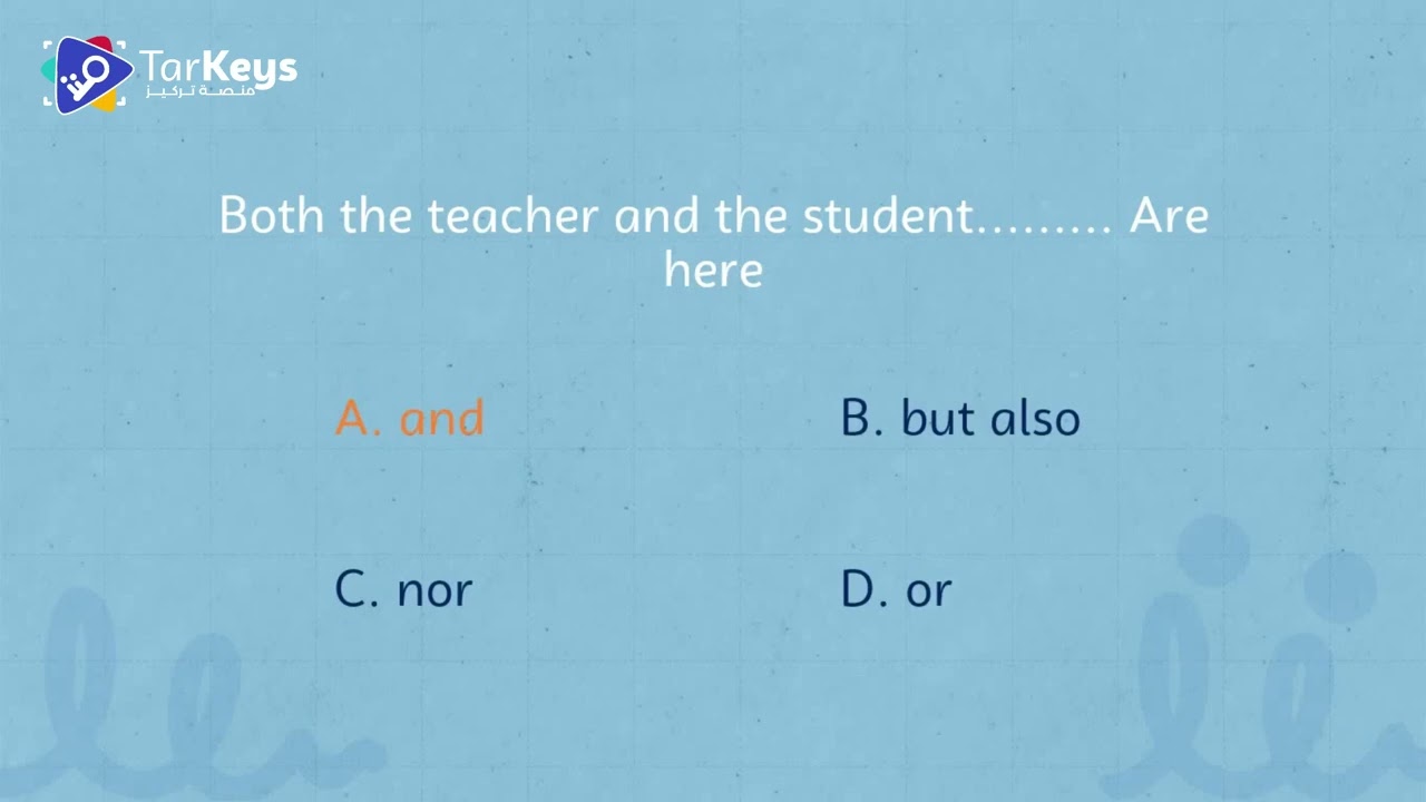 أدوات الربط المزدوجة (Paired Conjunctions) 🌐 | قواعد الإنكليزي للبكالوريا مع تركيز