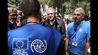 Δηλώσεις Επιτρόπου Δ. Αβραμόπουλου μετά την επίσκεψή του στη Λιβαδειά και στη Ριτσώνα