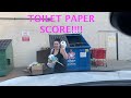 DUMPSTER DIVIN//LOVE FINDING T.P. & TONS OF BRAND NEW GUCCHIES  & SOCKS IN THE DUMPSTER!!