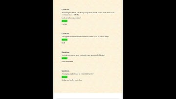 NCCCO OVERHEAD CRANE EXAM 2025 QUESTIONS AND 100 CORRECT VERIFIED ANSWERS GRADE A