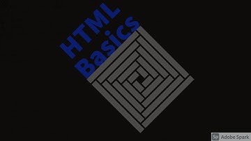 Html basics (Outline of your first webpage)