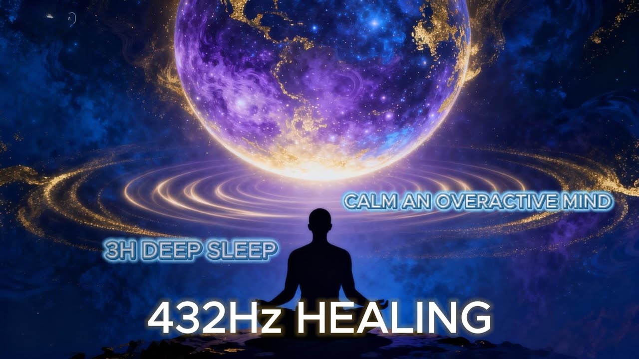 3 Hours 432Hz Deep Healing Music | Sleep, Stress Relief & Inner Peace