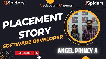 Success story of Ms.Angel Princy A as a software Engineer.