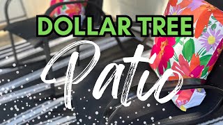 *NEW* Outdoor Patio Redo/Dollar Tree vs Amazondecorate for less 2024