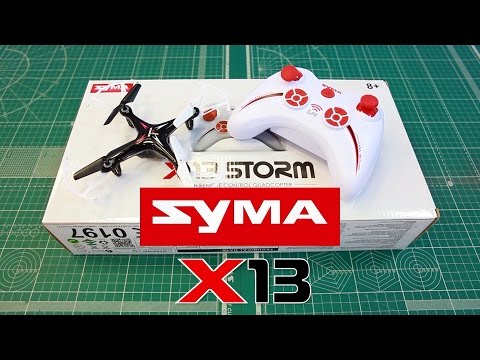 видео: Р/У квадрокоптер Syma X13 2.4G обзор