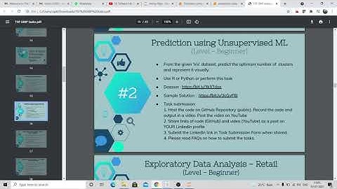 Prediction using Unsupervised ML