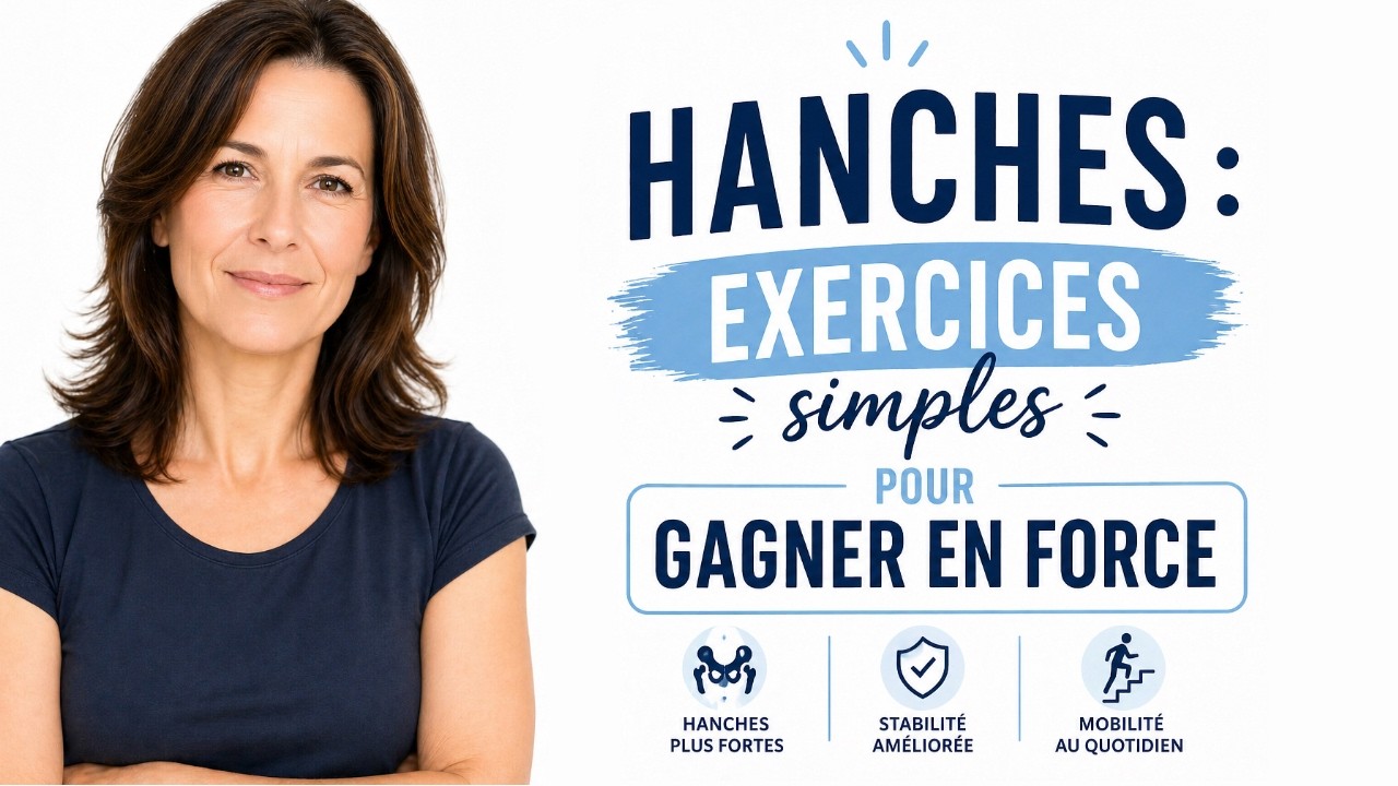 Hanches : exercices simples pour gagner en force