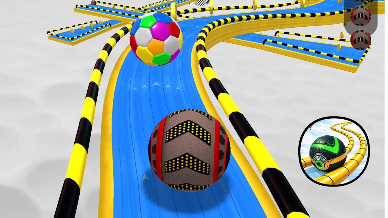 Rolling Ball Runner 3D Gameplay 💥 Naftrix Gaming Game 1 Android iOS 