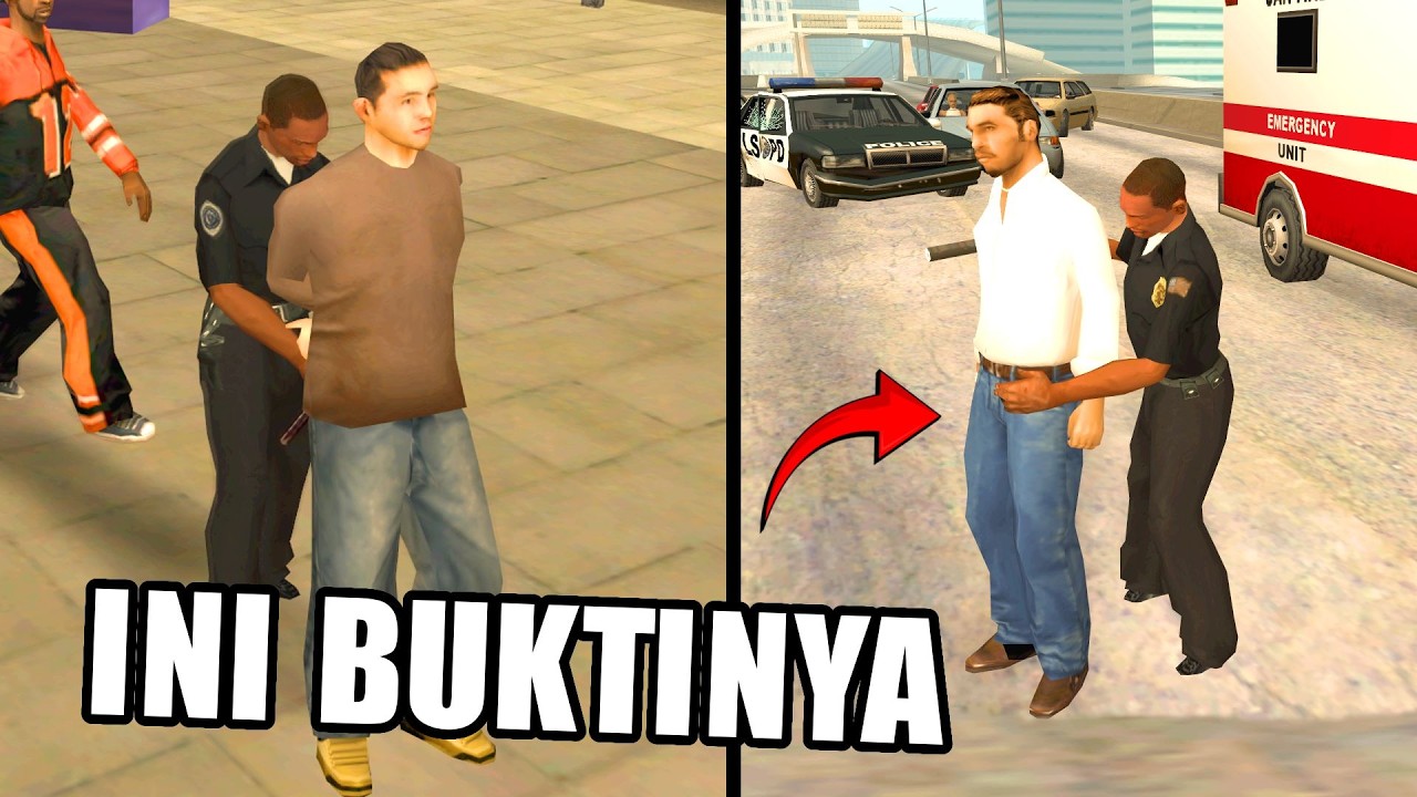 CJ Main Polisi Polisian Di GTA San Andreas!