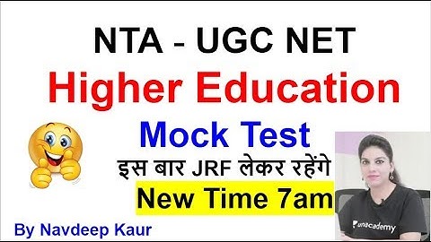 Mock test 72 Higher education Paper 1 for JUNE 2019