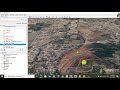 Lev topographique avec google earth et global mapper  civil3d