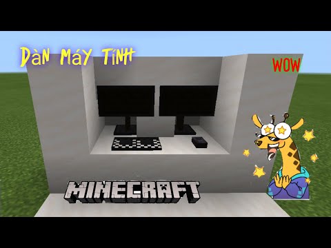 Video Cách làm Dàn máy tính ( Dàn PC ) trong Minecraft siêu... - youtube
