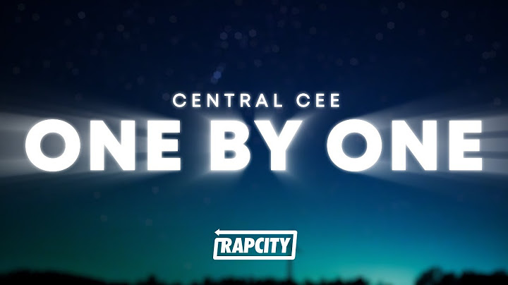 Central Cee - One By One (Lyrics)