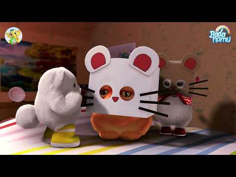 The Orange Cat Starts Singing 😂🎶 | Sing with Badanamu | Nursery Rhymes | Preschool Song |Baby Toonz