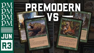 Terrageddon vs 10 Land Stompy - Round 3 - June Premodern MTG Tournament