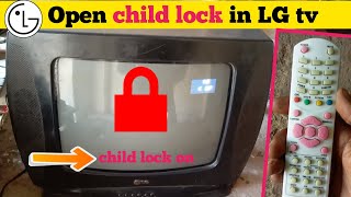 Lg Tv Child Lock Lg Tv Child Lock On Off